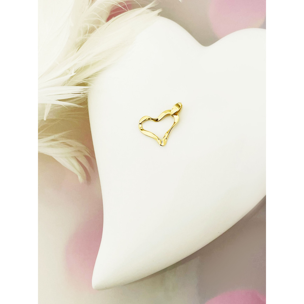 copy of Złoty wisiorek zawieszka rozeta ażurowa