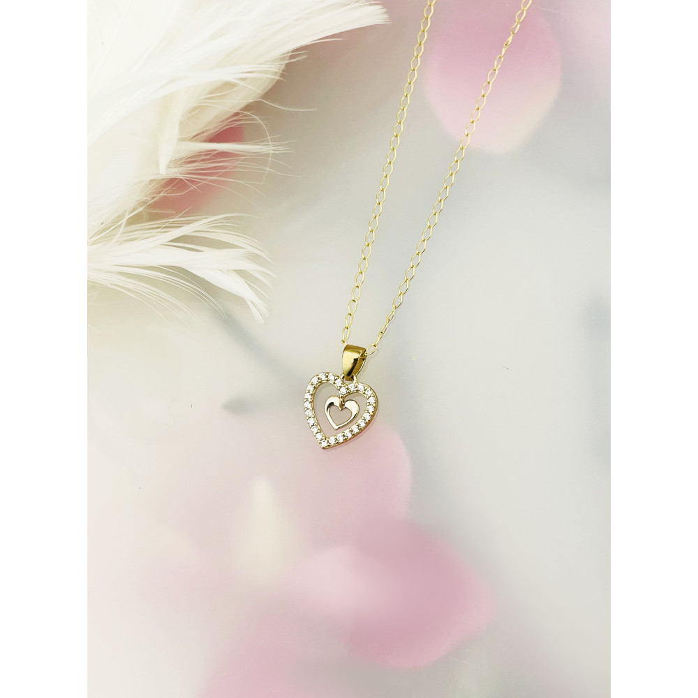 Anhänger Mit Zirconia Kettenanhänger Gelbgold Goldanhänger