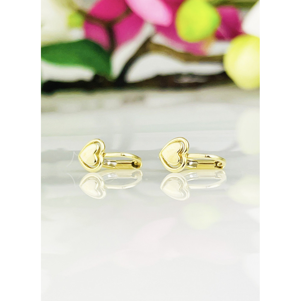 copy of Złote kolczyki Serca