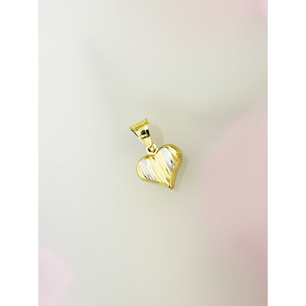 Anhänger Herz Kettenanhänger Gelbgold Goldanhänger 585er 14KT