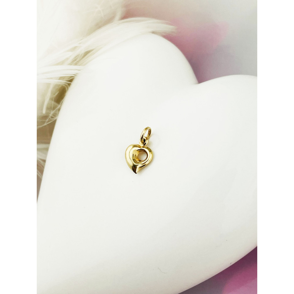 Anhänger Herz Kettenanhänger Gelbgold Goldanhänger 585er 14KT