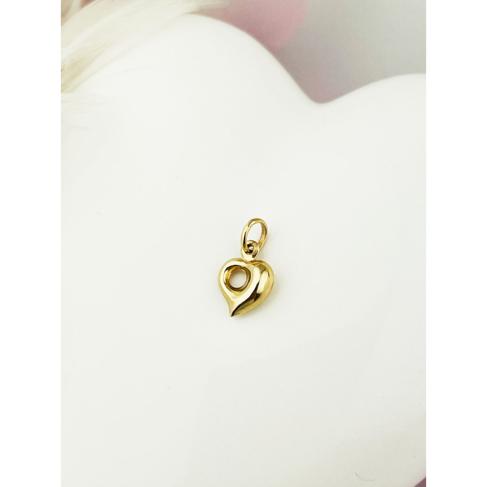 Anhänger Herz Kettenanhänger Gelbgold Goldanhänger 585er 14KT