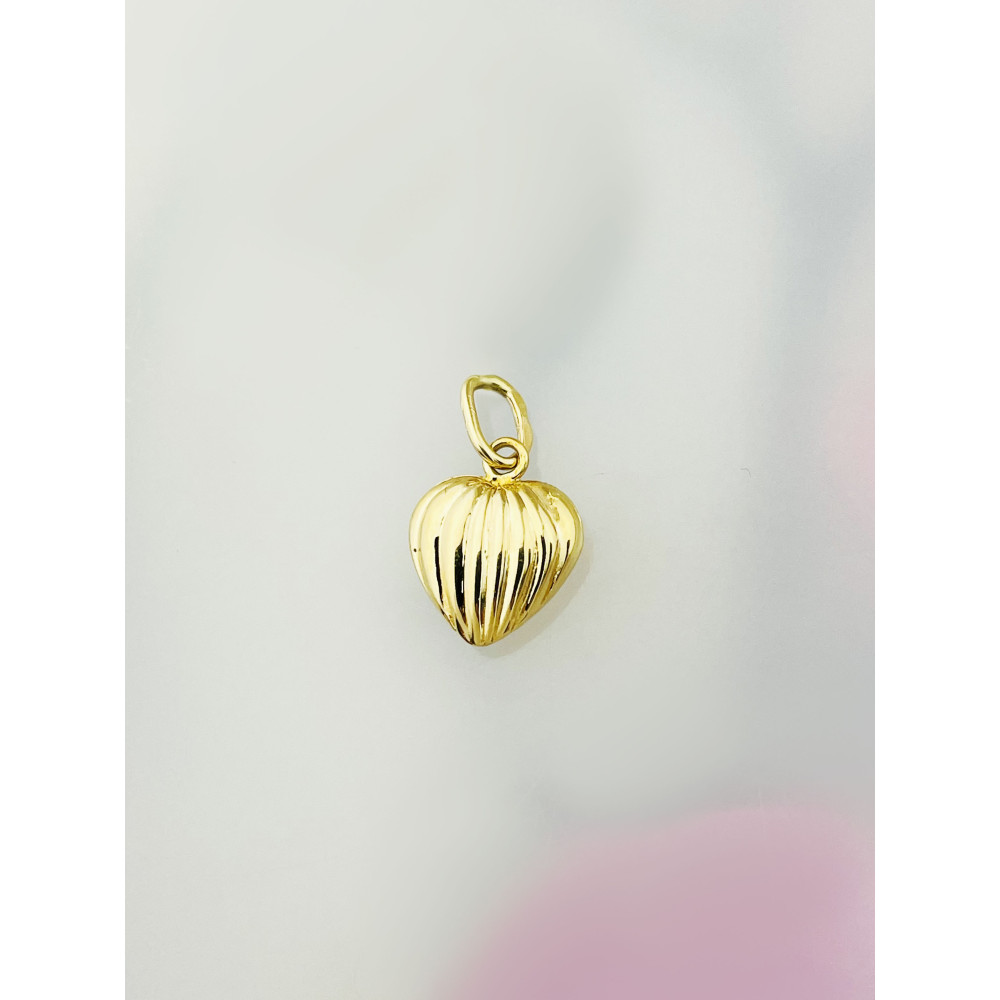 Anhänger Kettenanhänger Gold Goldanhänger Herz 585er 14KT