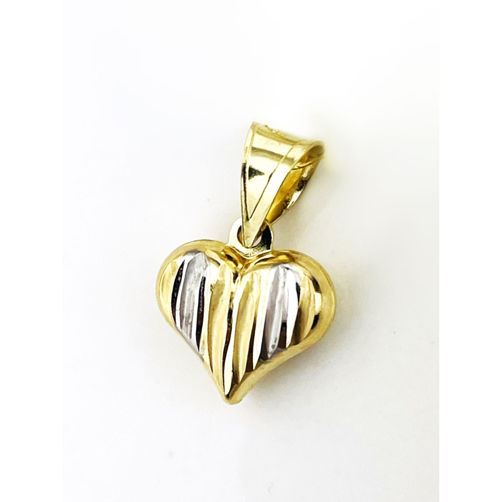 Anhänger Herz Kettenanhänger Gelbgold Goldanhänger 585er 14KT