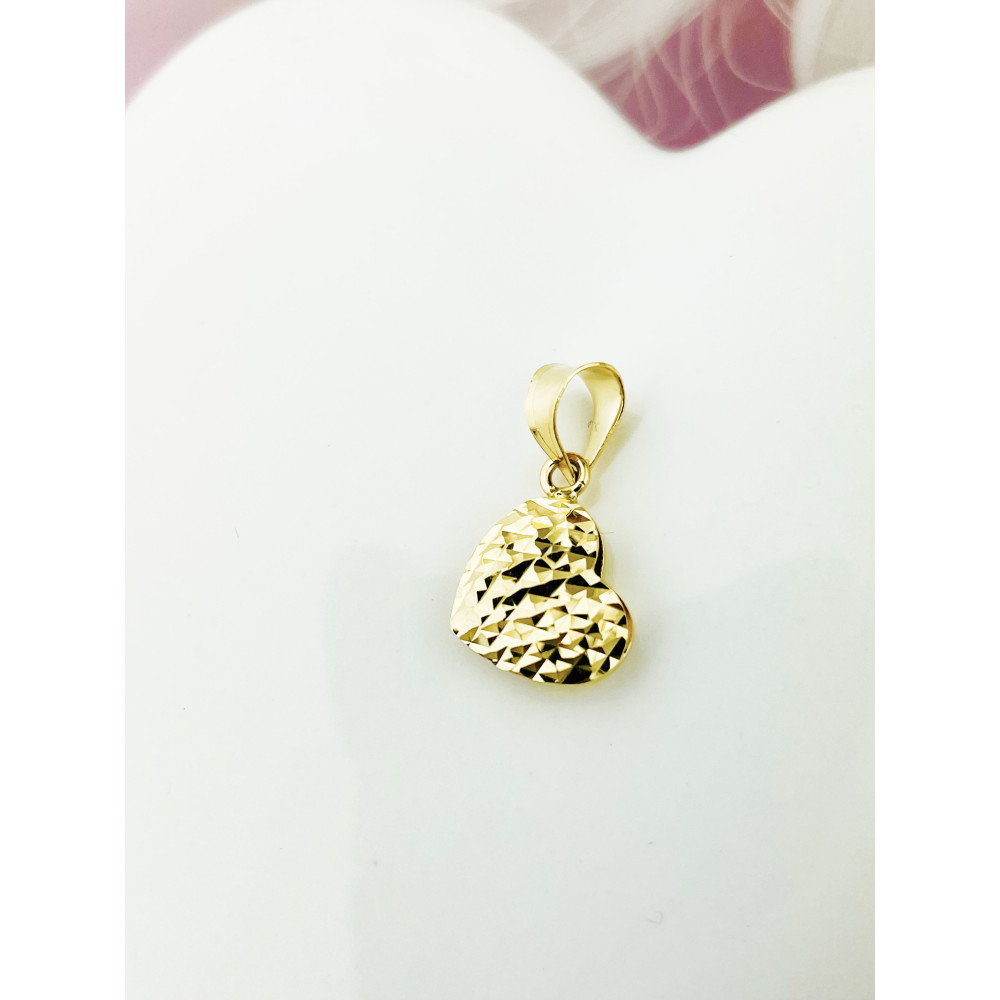 copy of Złoty wisiorek zawieszka rozeta ażurowa