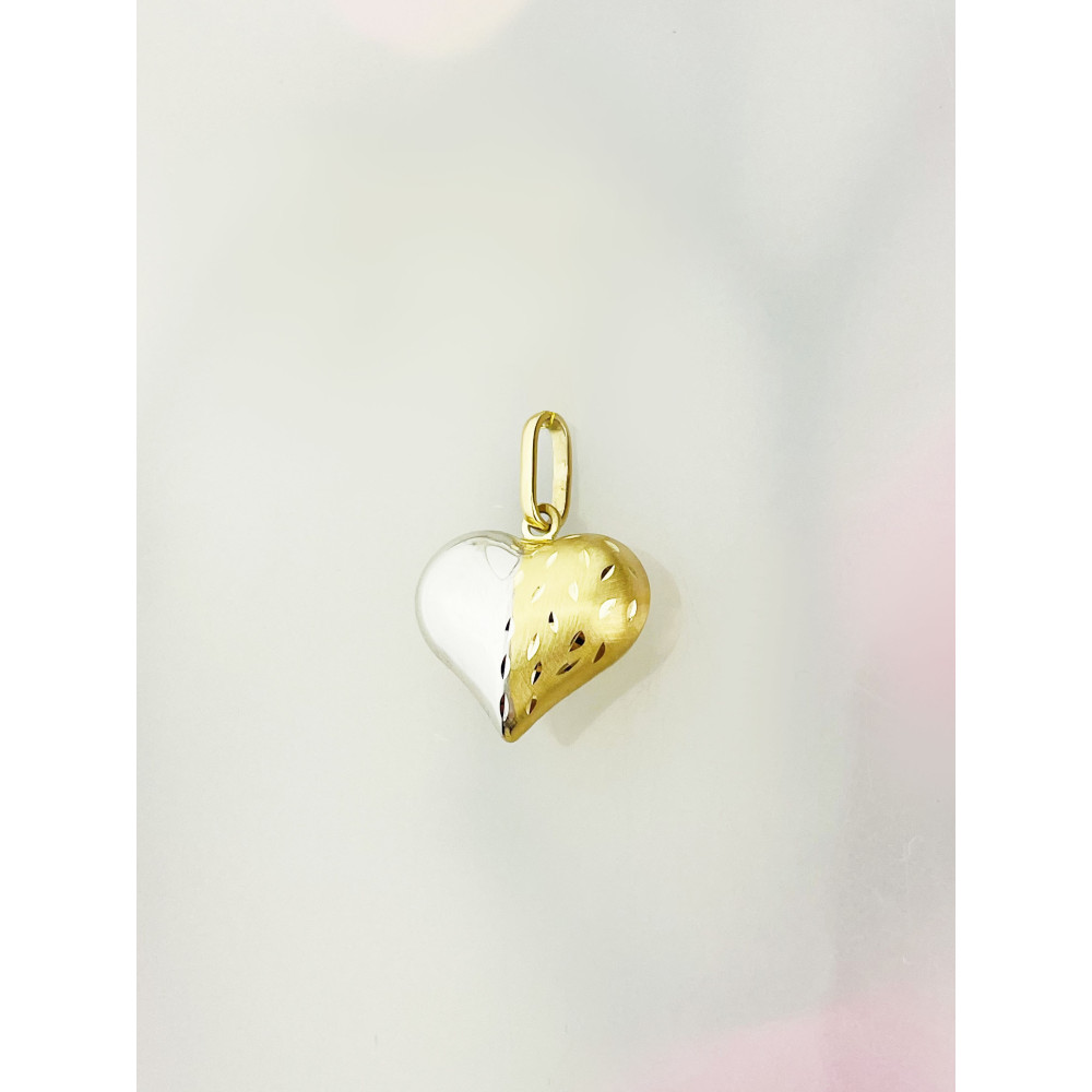 Anhänger Kettenanhänger Gold Goldanhänger Herz 585er 14KT