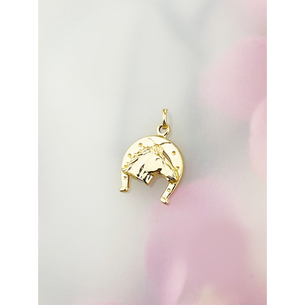 copy of Złoty wisiorek zawieszka rozeta ażurowa