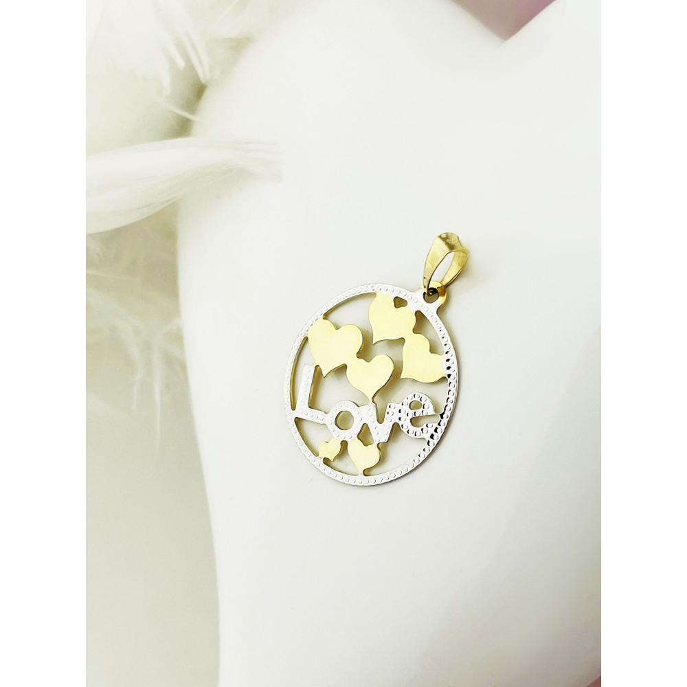 Anhänger Kettenanhänger Gold Goldanhänger Herz 585er 14KT