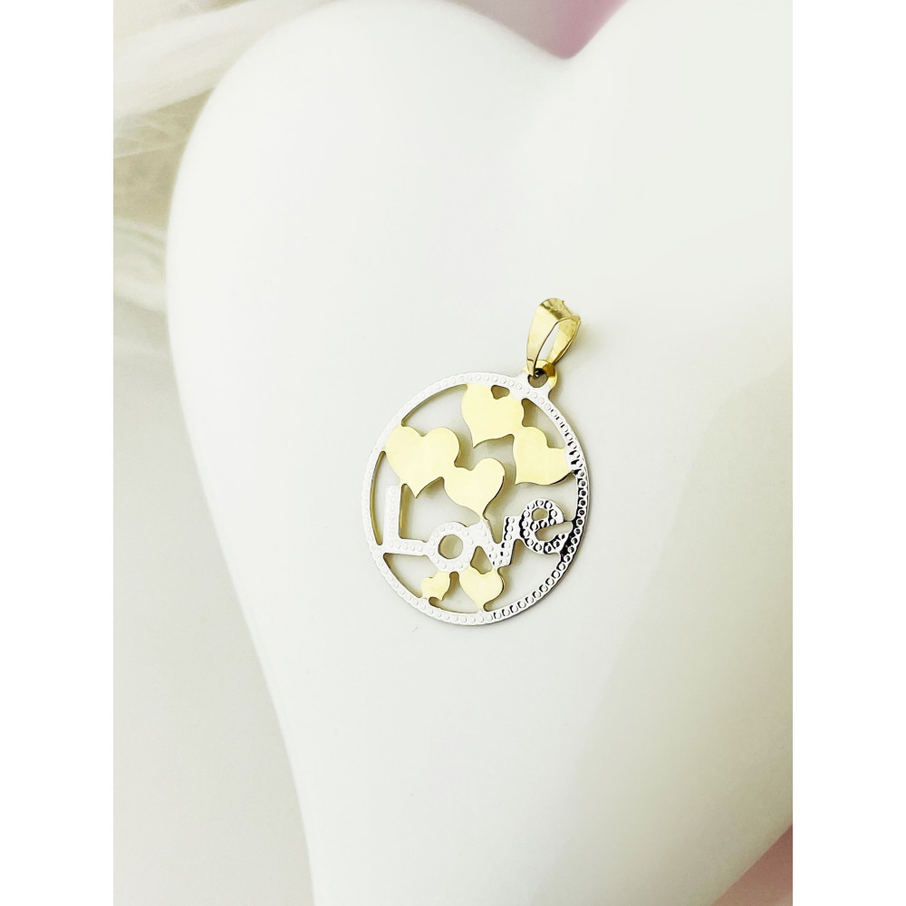 Anhänger Kettenanhänger Gold Goldanhänger Herz 585er 14KT