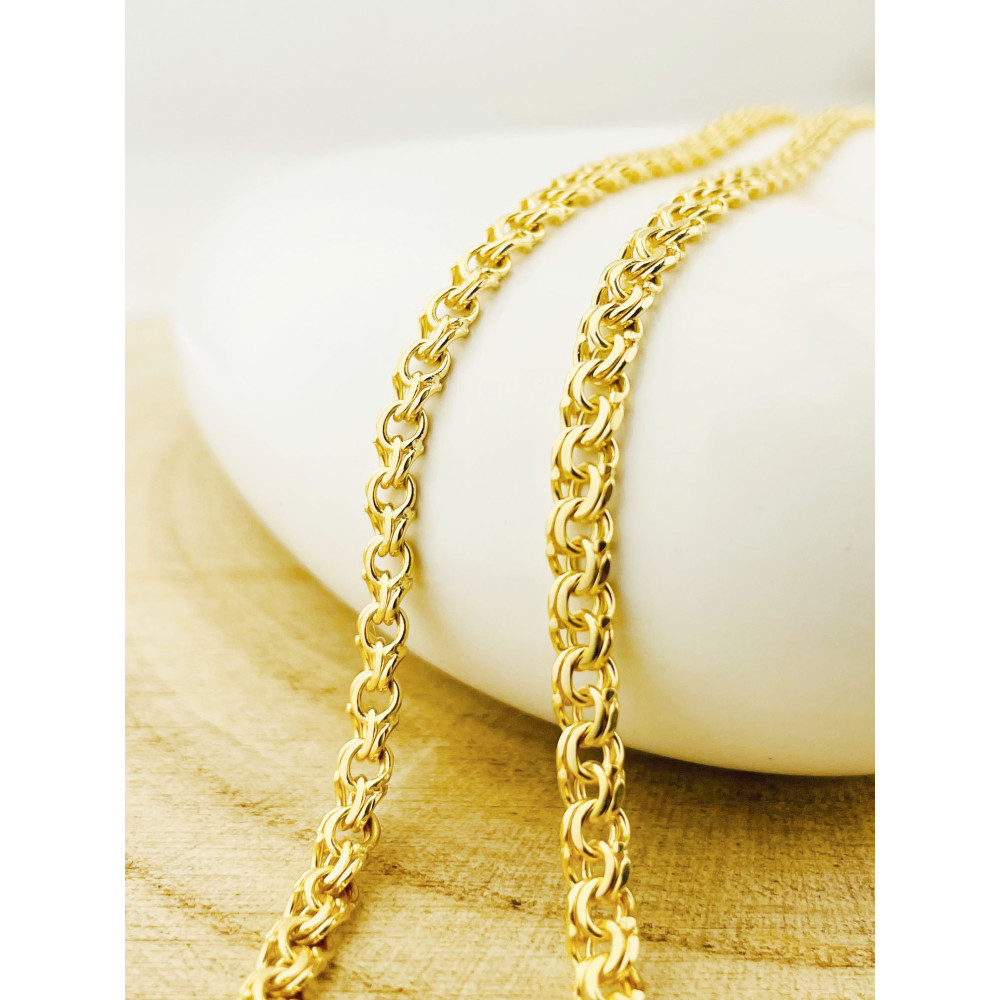 Goldkette Panzerkette Halskette Collier Echt Gold 585er 14KT