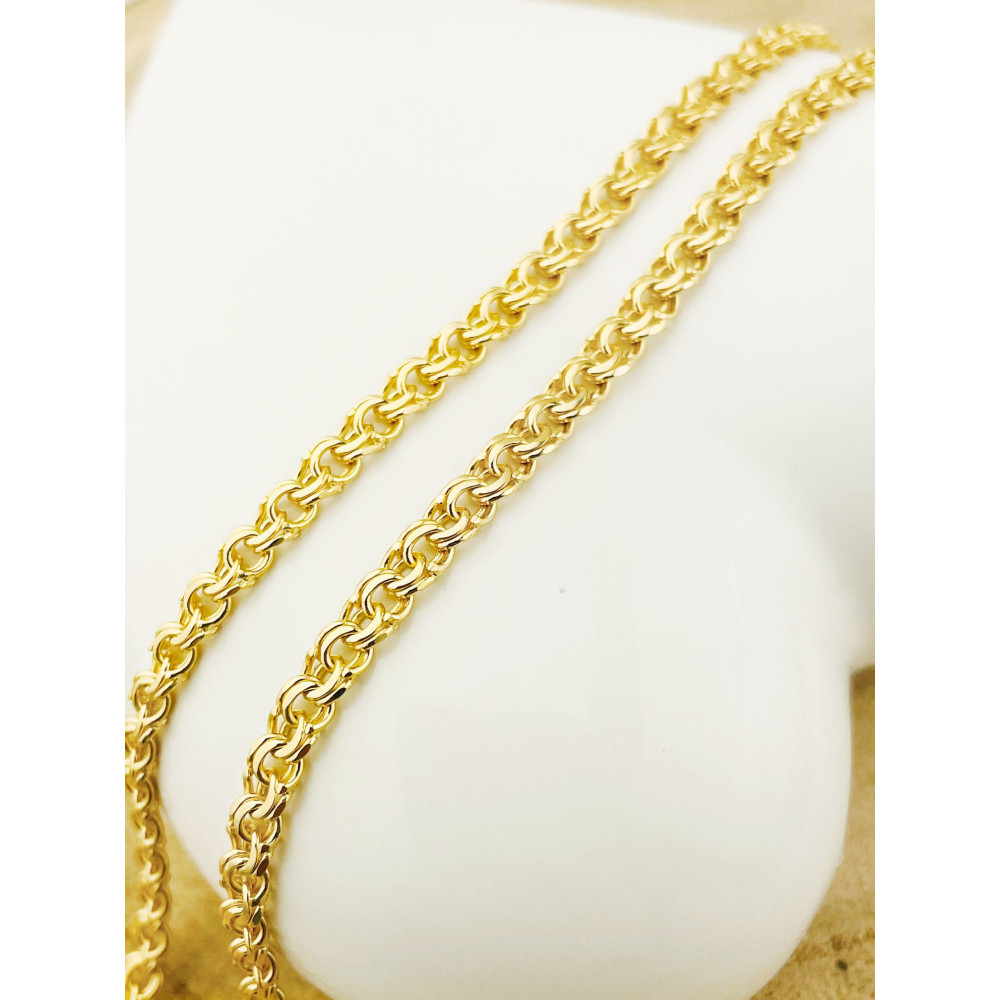 Goldkette Panzerkette Halskette Collier Echt Gold 585er 14KT