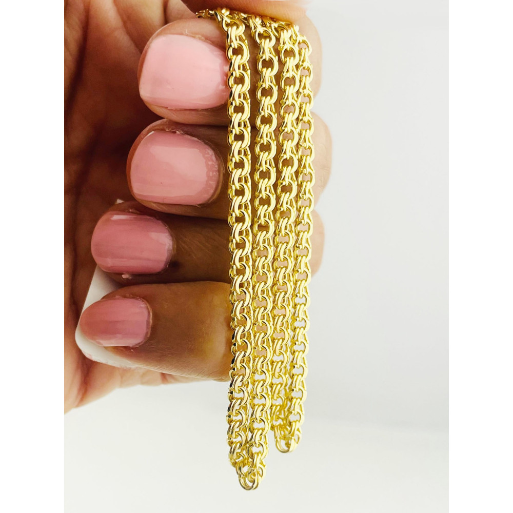 Goldkette Panzerkette Halskette Collier Echt Gold 585er 14KT