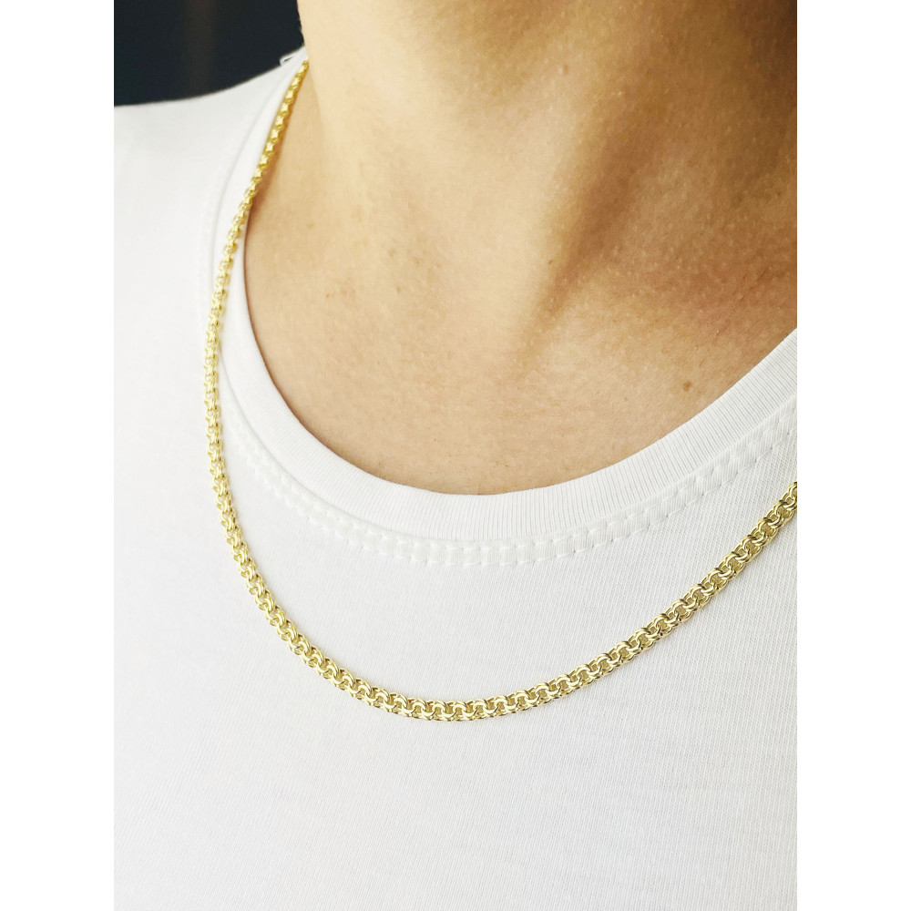 Goldkette Panzerkette Halskette Collier Echt Gold 585er 14KT