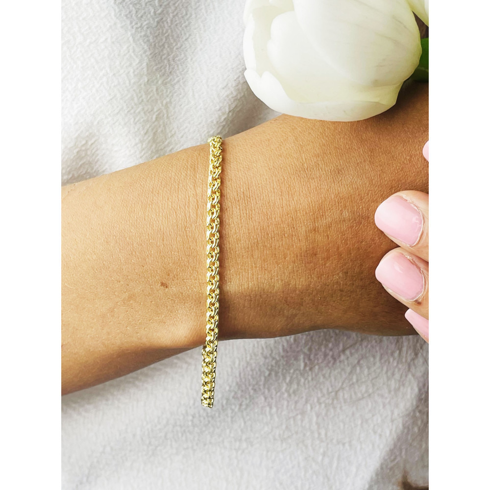 Goldarmband Armband Armkette Garibaldi Gelbgold 585er 14KT