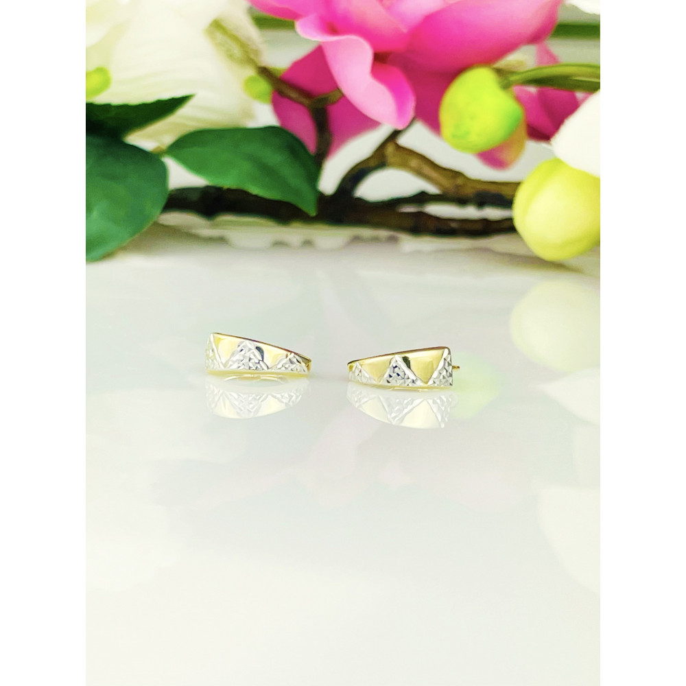 Ohrringe Ohrhänger Ohrstecker Ohrschmuck Gelbgold Paar