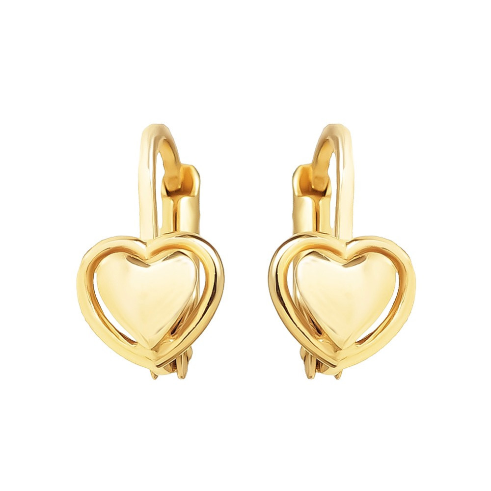 copy of Złote kolczyki Serca