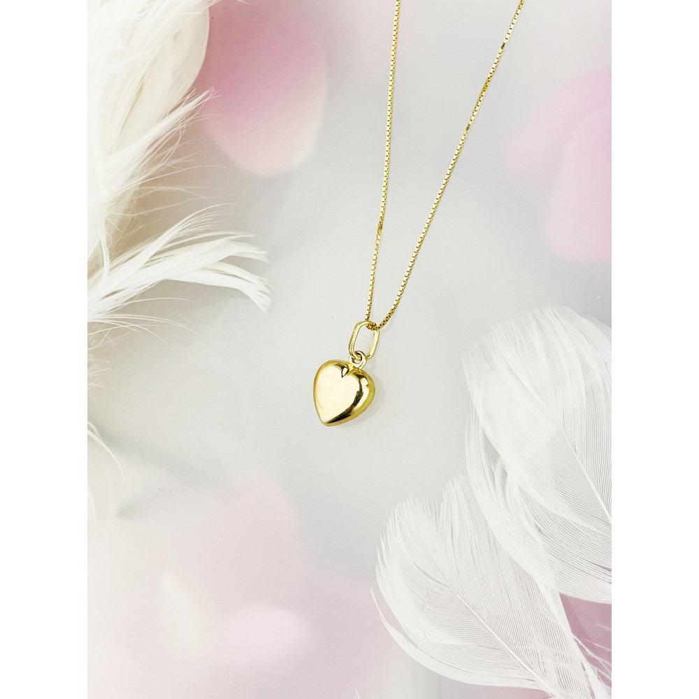 Anhänger Gold Goldanhänger Herz 585er 14KT