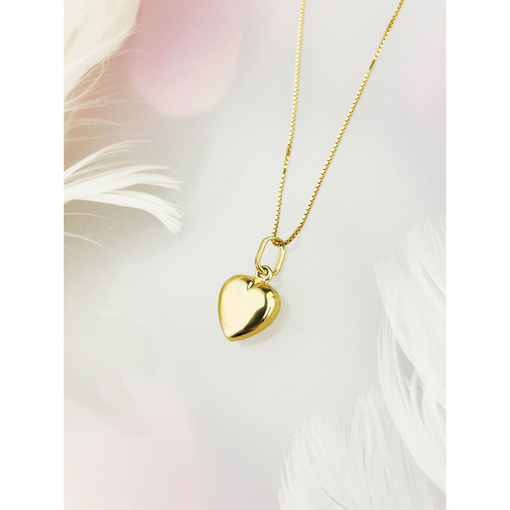 Anhänger Gold Goldanhänger Herz 585er 14KT