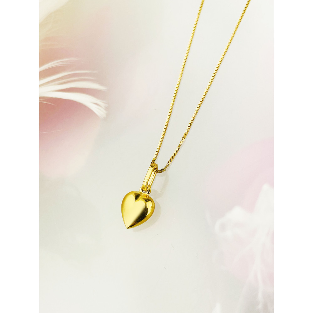 Anhänger Kettenanhänger Gold Goldanhänger Herz 333er 8KT