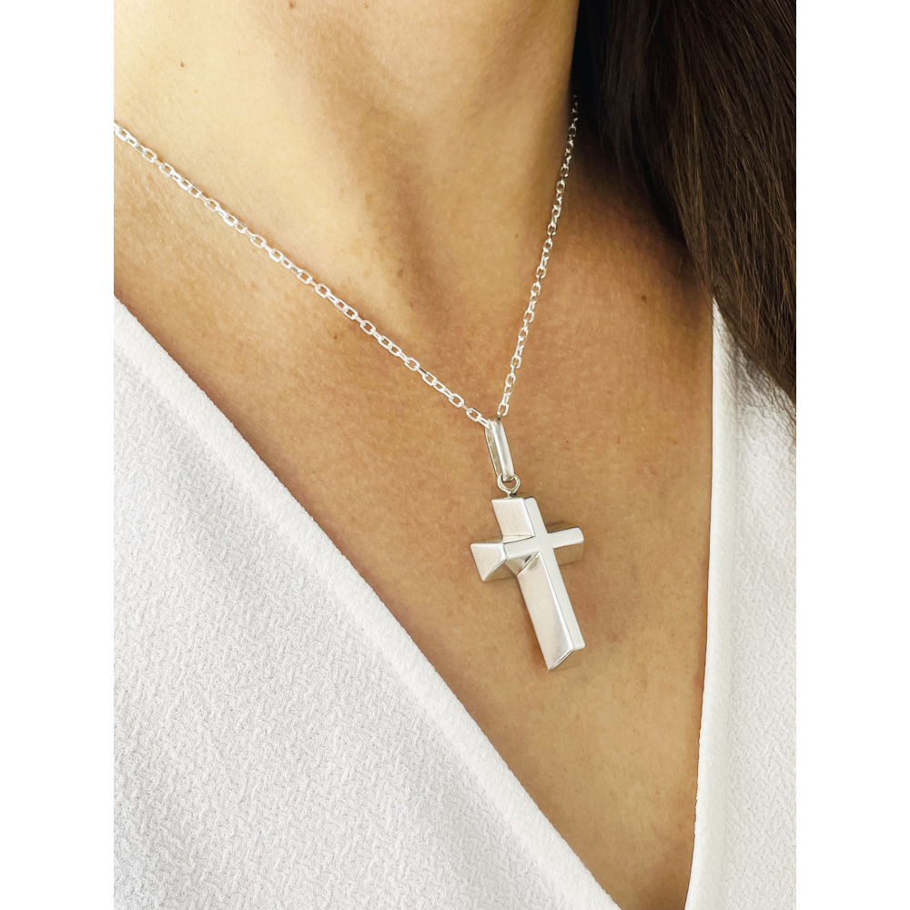 Silber 925erAnhänger Kreuz  Erstkommunion Taufe