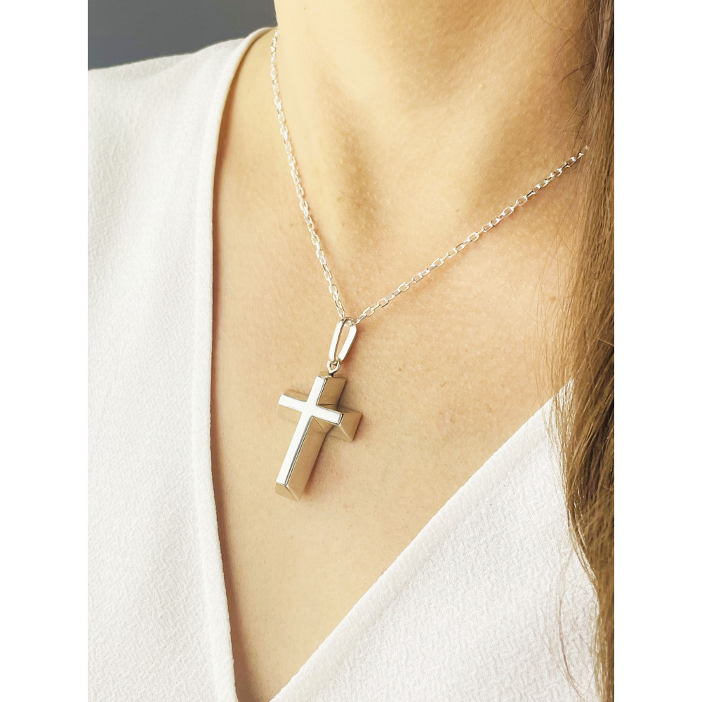 Silber 925erAnhänger Kreuz  Erstkommunion Taufe