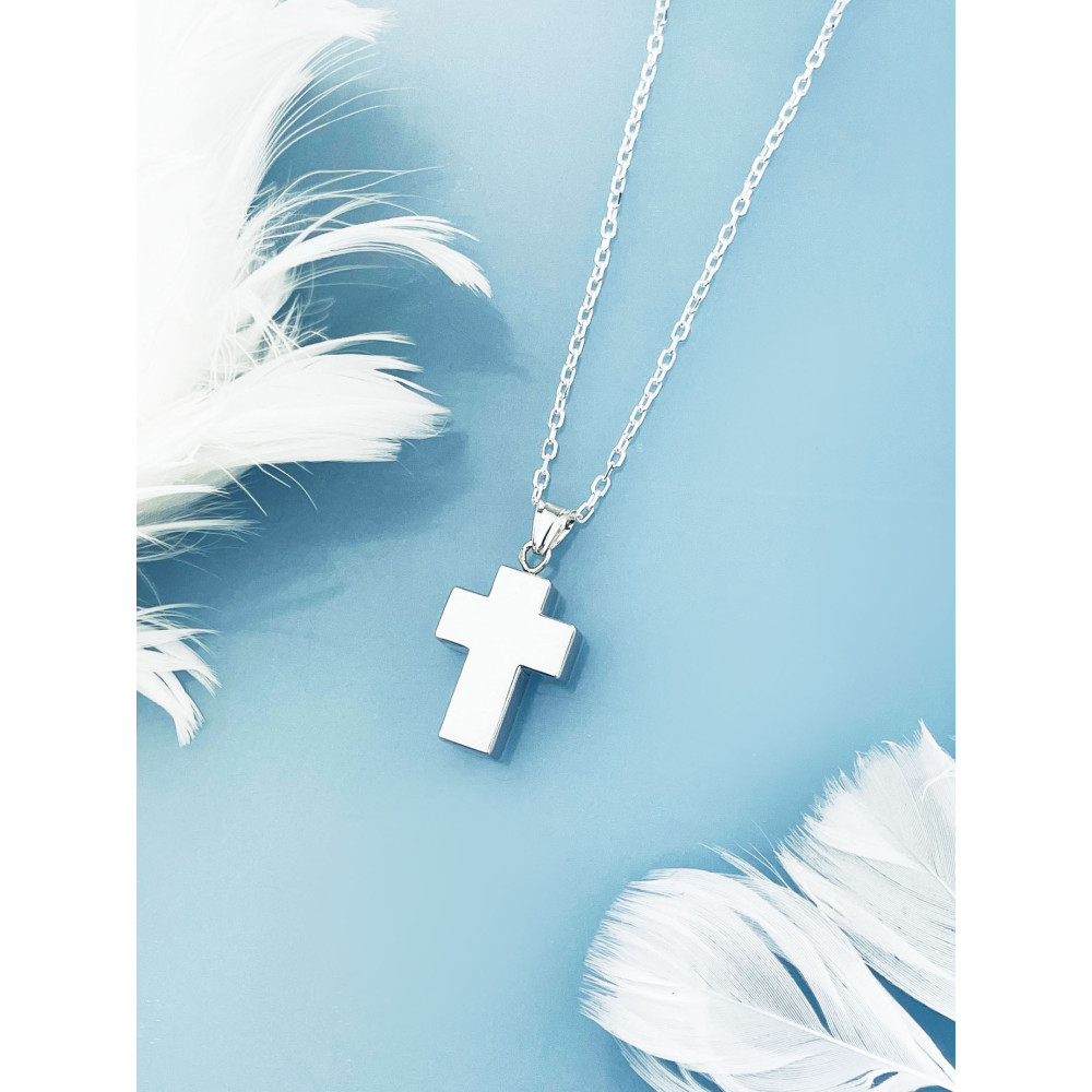 Silber 925erAnhänger Kreuz  Erstkommunion Taufe