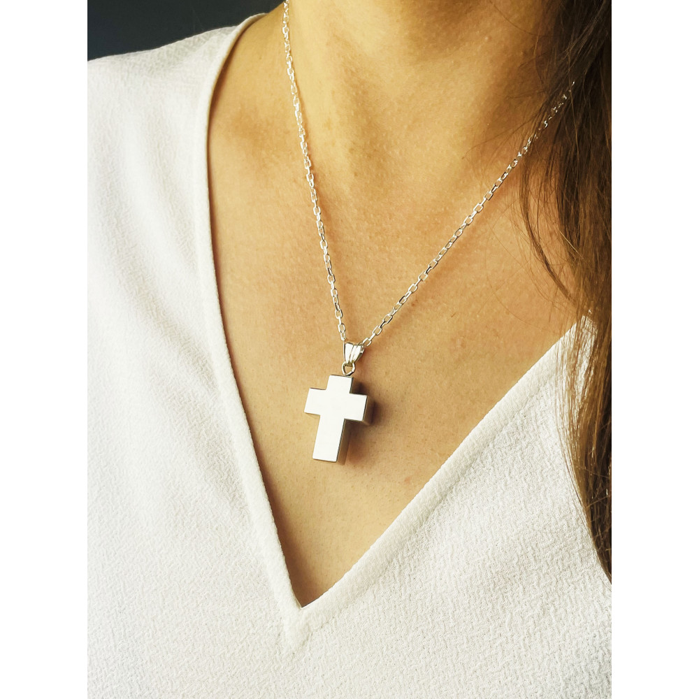 Silber 925erAnhänger Kreuz  Erstkommunion Taufe