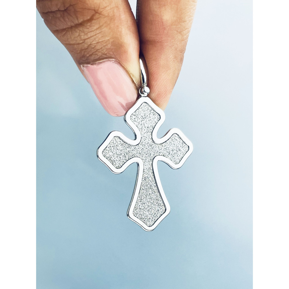 Silber 925erAnhänger Kreuz  Erstkommunion Taufe