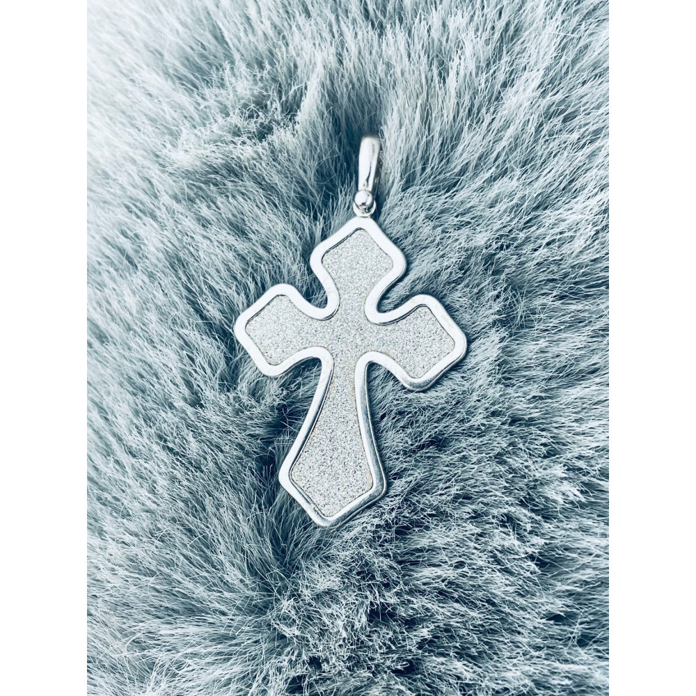 Silber 925erAnhänger Kreuz  Erstkommunion Taufe