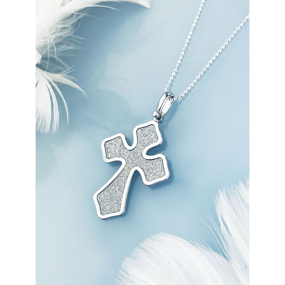 Silber 925erAnhänger Kreuz  Erstkommunion Taufe