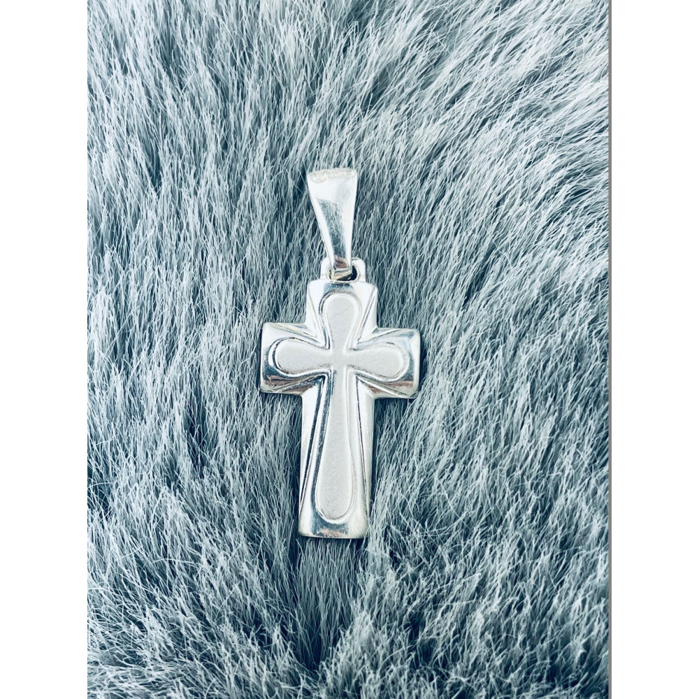 Silber Anhänger Kreuz Erstkommunion Taufe