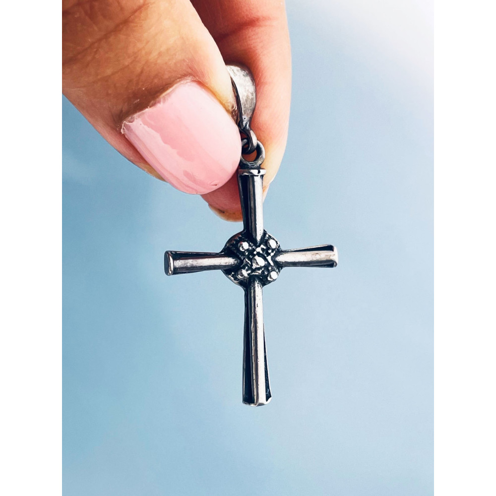 Silber 925er Anhänger Kreuz  Erstkommunion Taufe