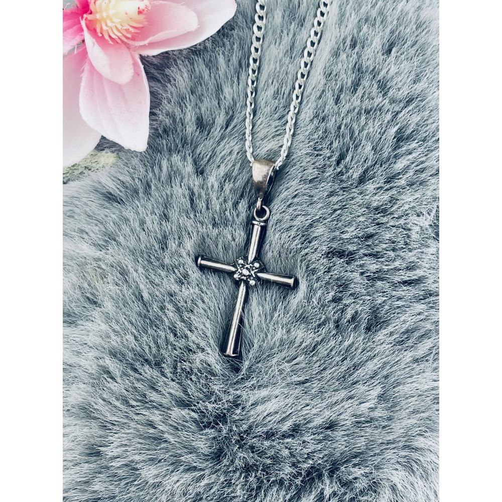 Silber 925er Anhänger Kreuz  Erstkommunion Taufe