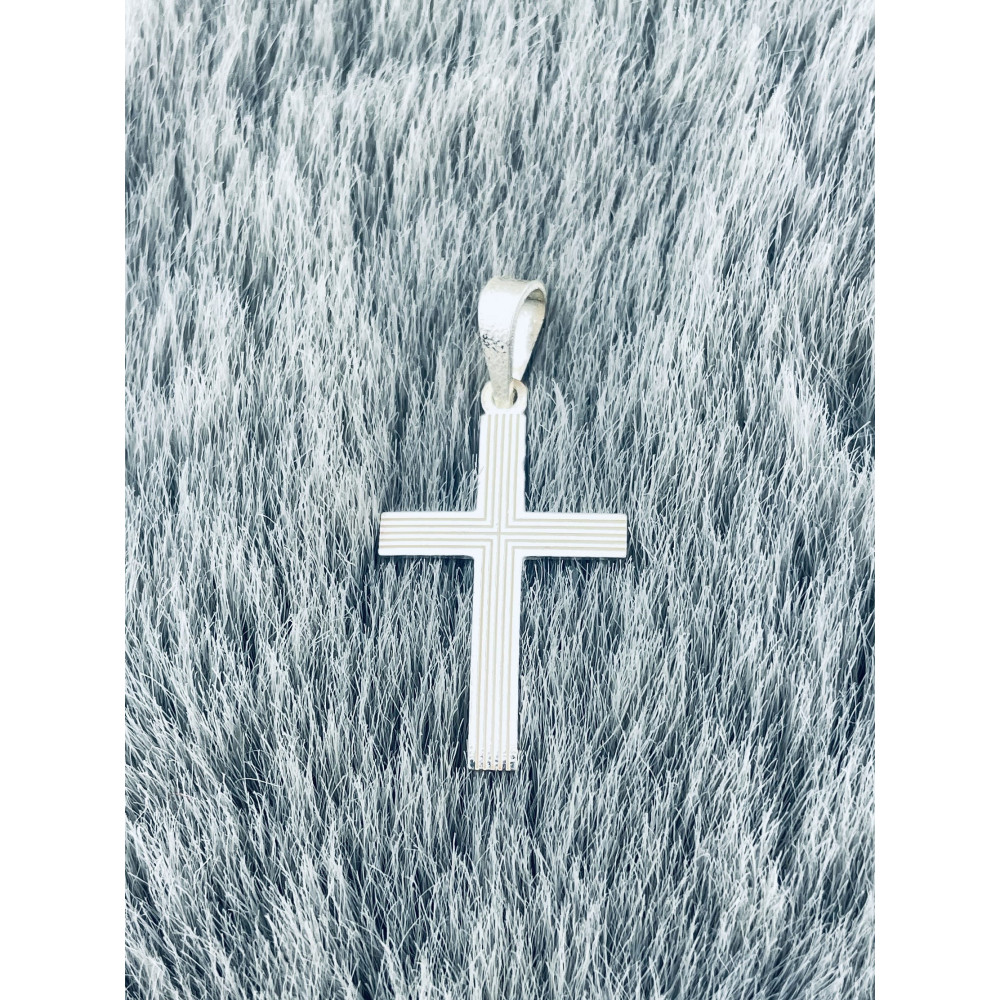 Silber Anhänger Kreuz  Erstkommunion Taufe