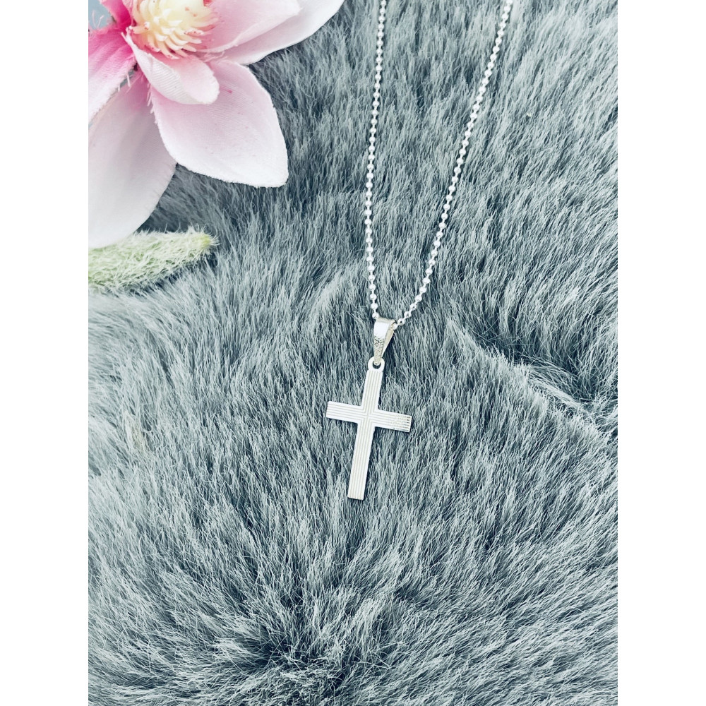 Silber Anhänger Kreuz  Erstkommunion Taufe