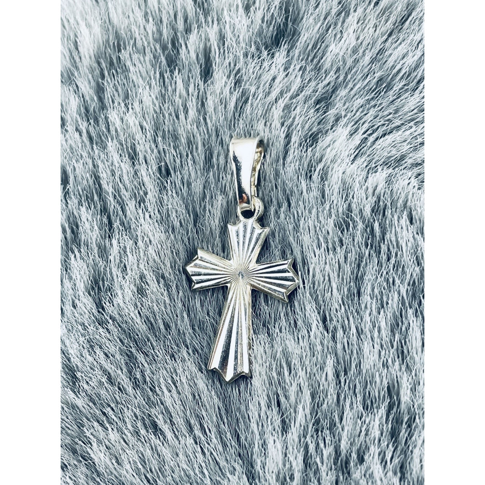 Silber Anhänger Kreuz  Erstkommunion Taufe