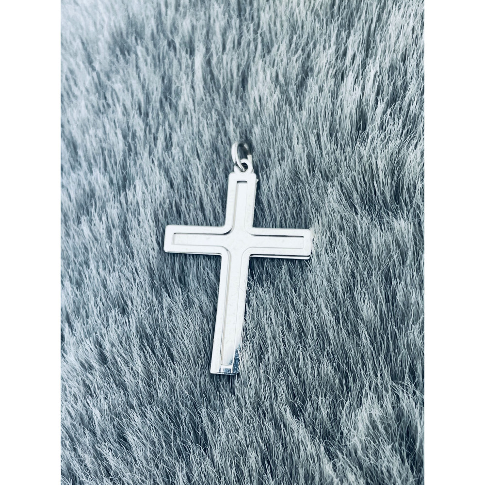 Silber Anhänger Kreuz  Erstkommunion Taufe