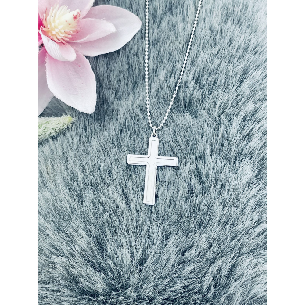 Silber Anhänger Kreuz  Erstkommunion Taufe