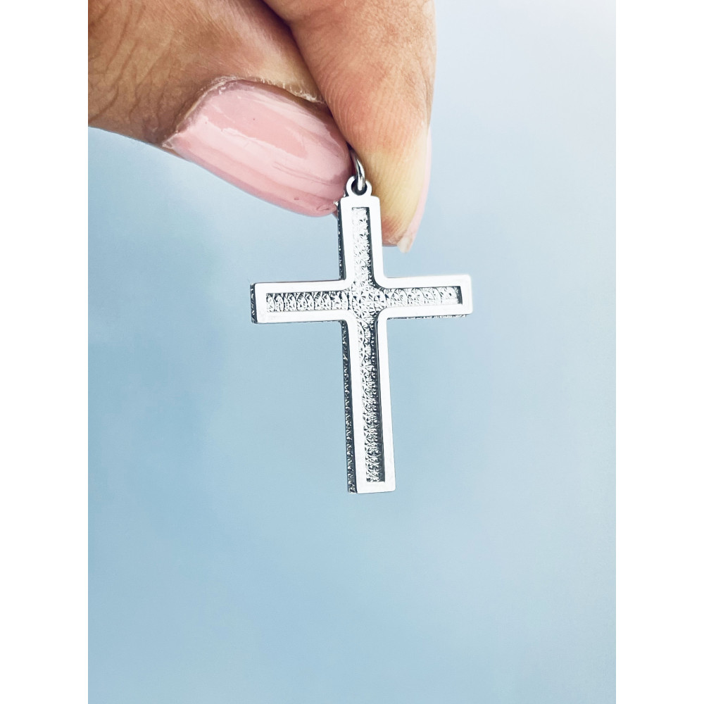 Silber Anhänger Kreuz  Erstkommunion Taufe