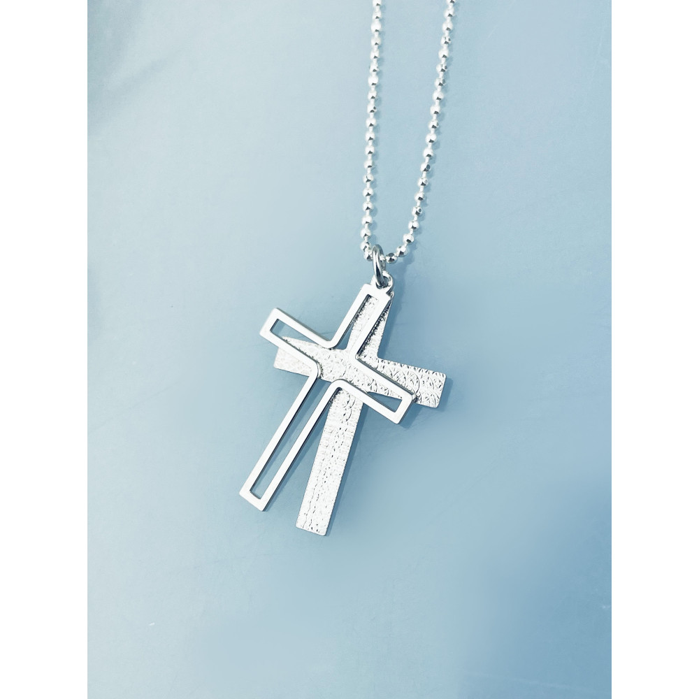 Silber Anhänger Kreuz  Erstkommunion Taufe