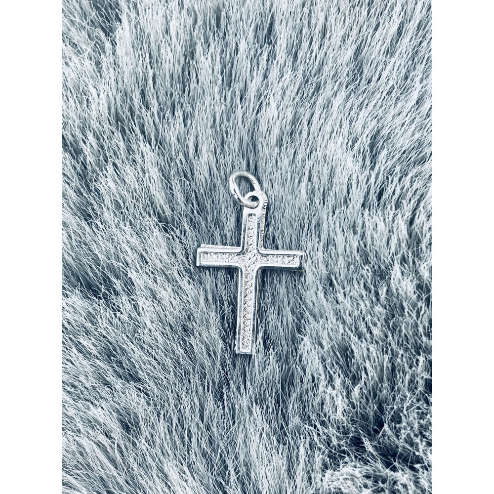 Silber Anhänger Kreuz  Erstkommunion Taufe