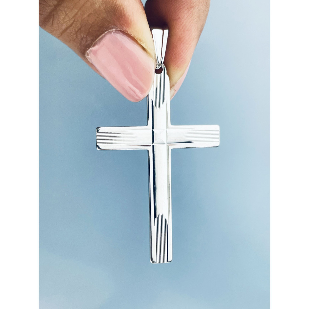 Silber Anhänger Kreuz  Erstkommunion Taufe