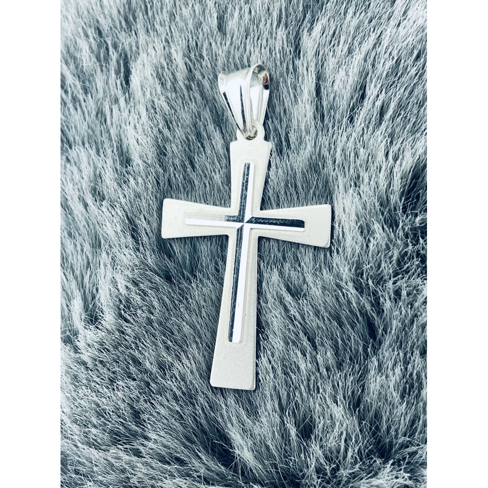 Silber Anhänger Kreuz  Erstkommunion Taufe