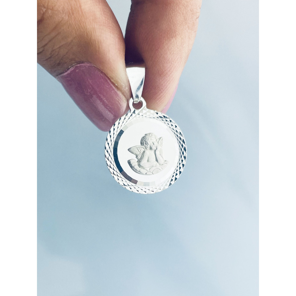 Silber Anhänger Schutzengel Engel Kettenanhänger 925er