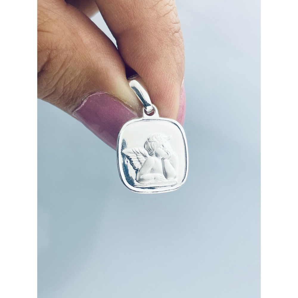 Silber Anhänger Schutzengel Engel Kettenanhänger 925er