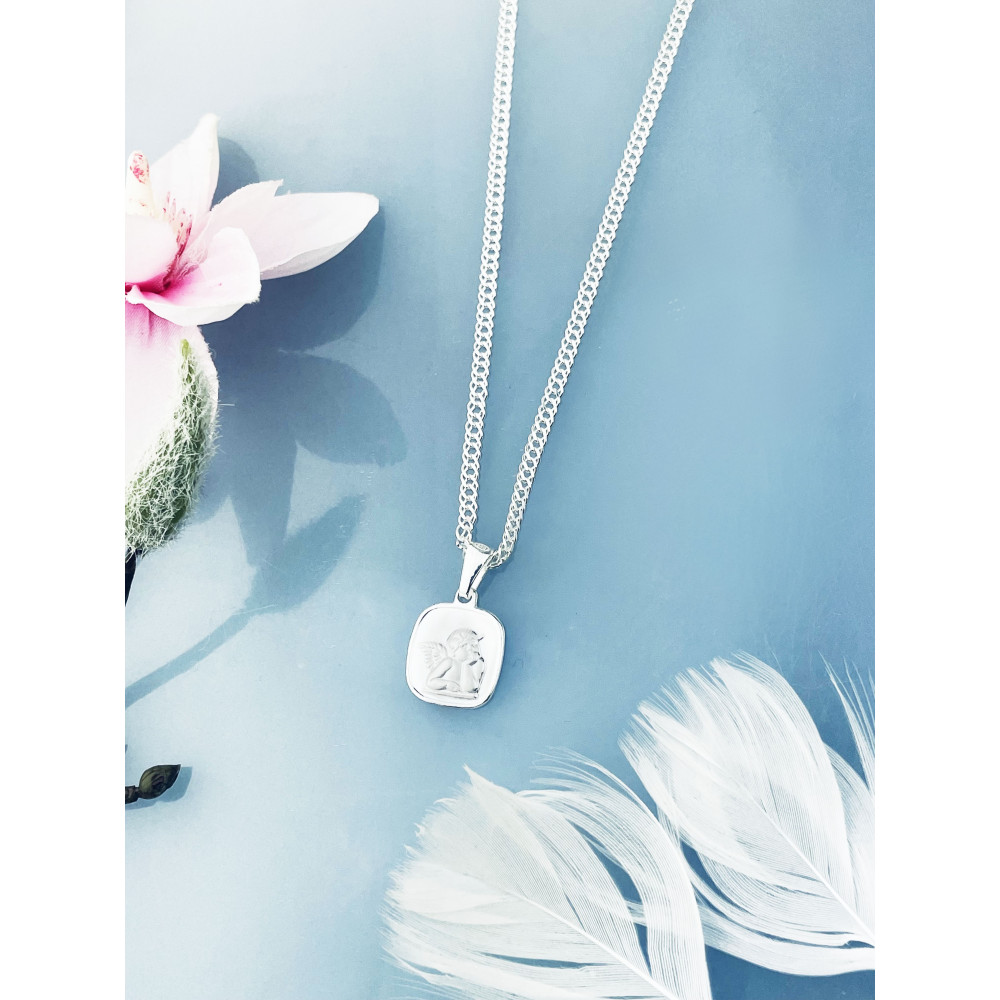 Silber Anhänger Schutzengel Engel Kettenanhänger 925er