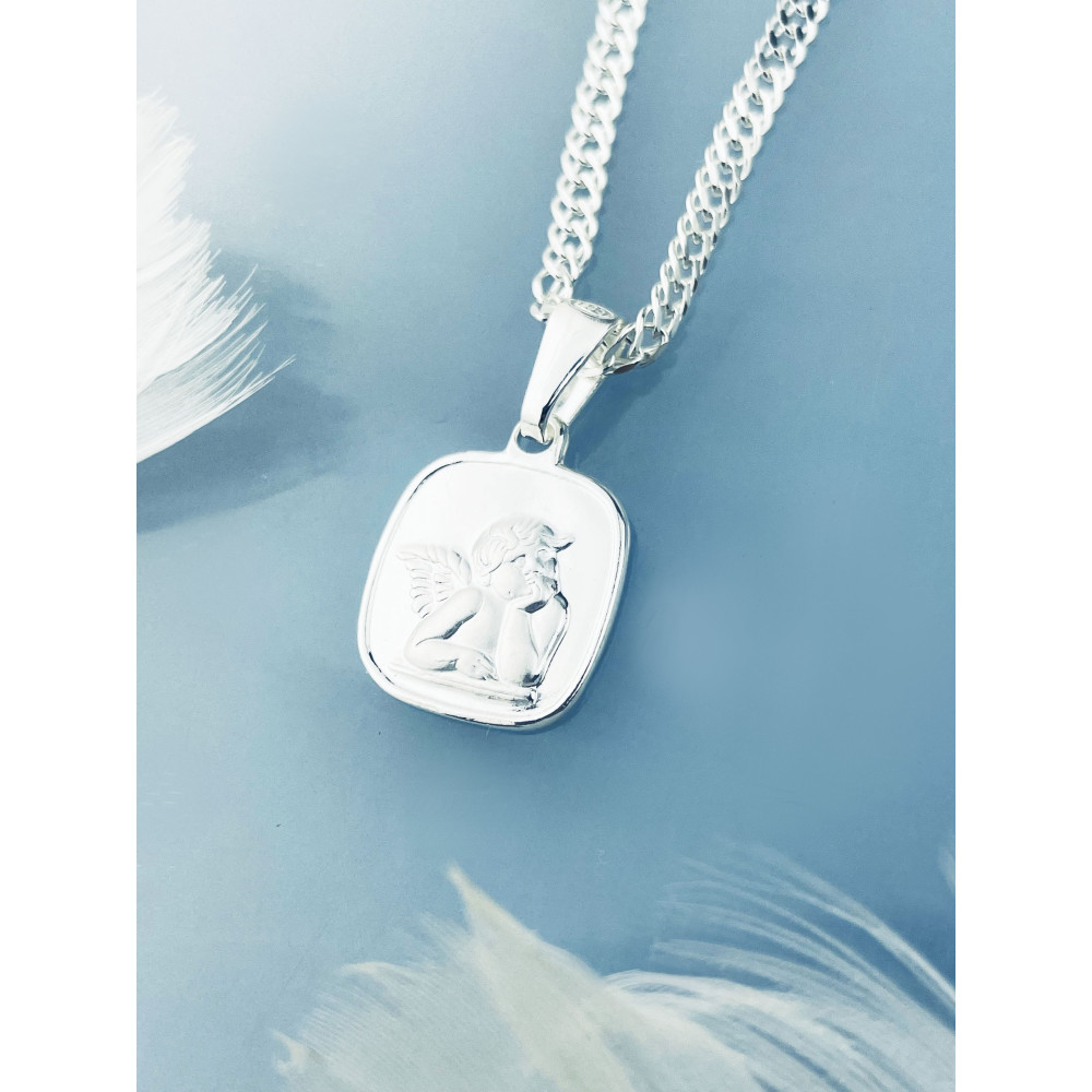 Silber Anhänger Schutzengel Engel Kettenanhänger 925er