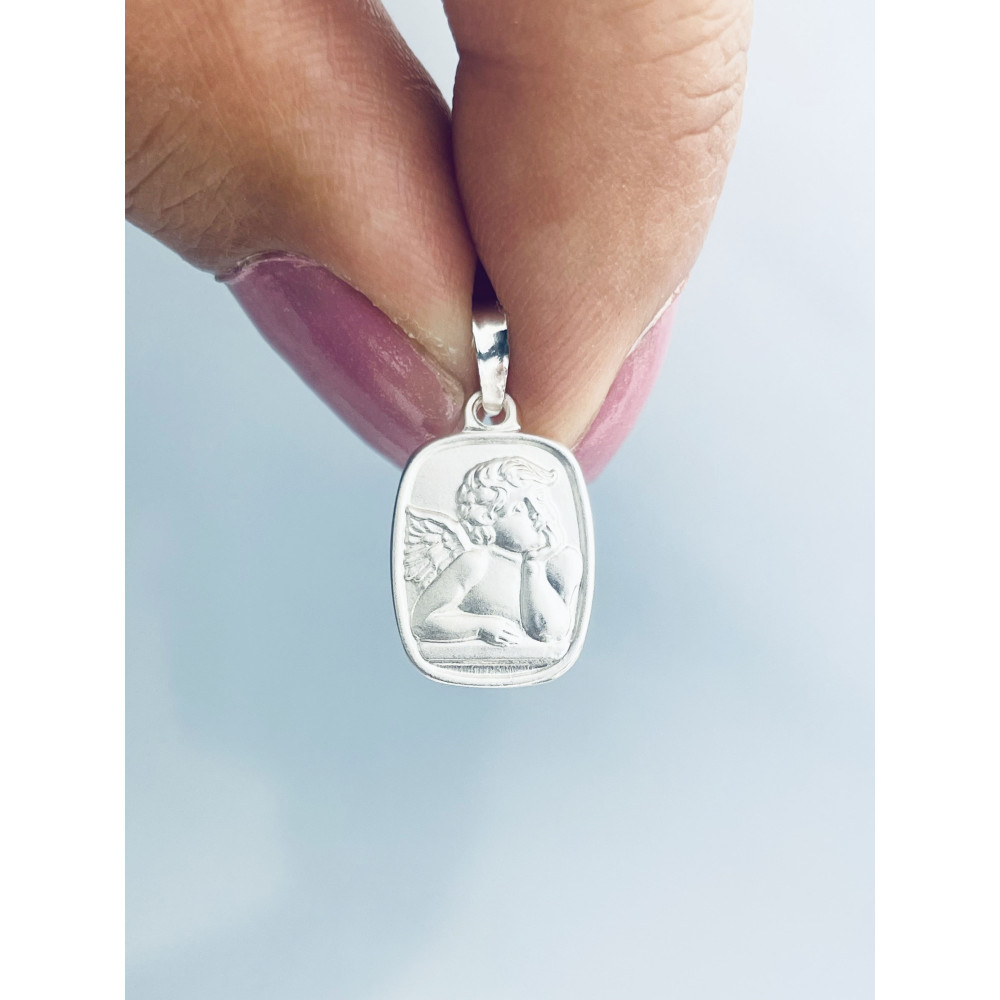 Silber Anhänger Schutzengel Engel Kettenanhänger 925er