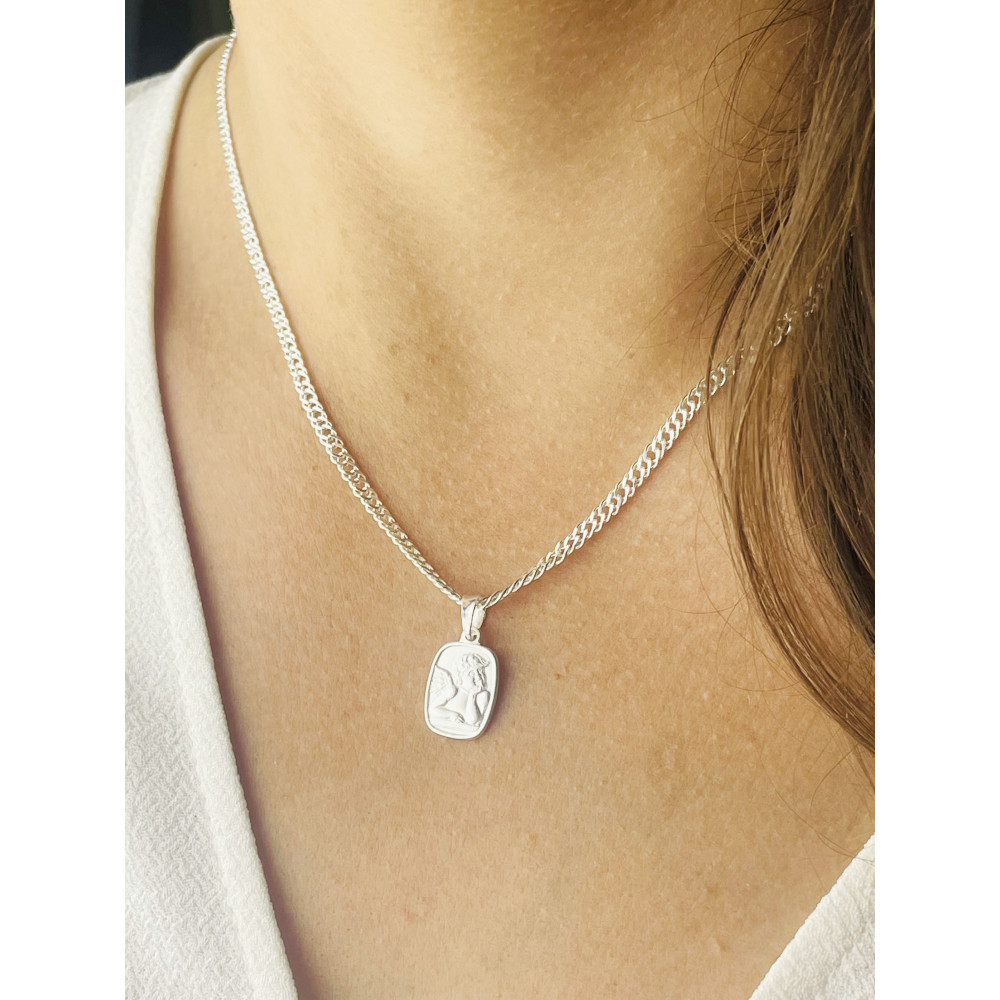 Silber Anhänger Schutzengel Engel Kettenanhänger 925er