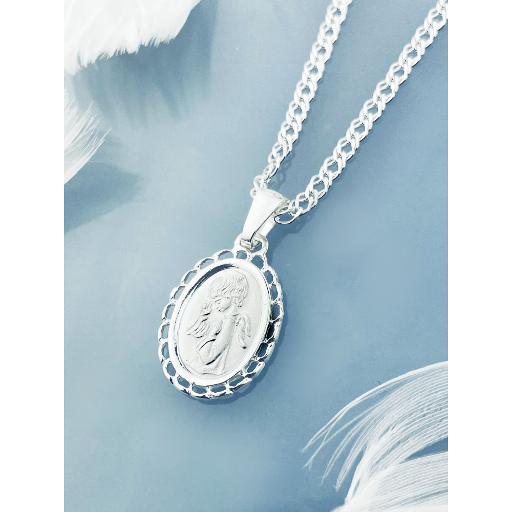 Silber Anhänger Schutzengel Engel Kettenanhänger 925er